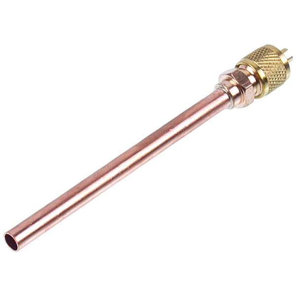 Filling valve Schrader with tube 6x0.55x80mm AVX