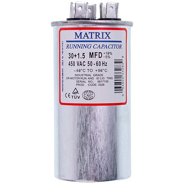 Capacitor 30+1,5uF 450V CBB65