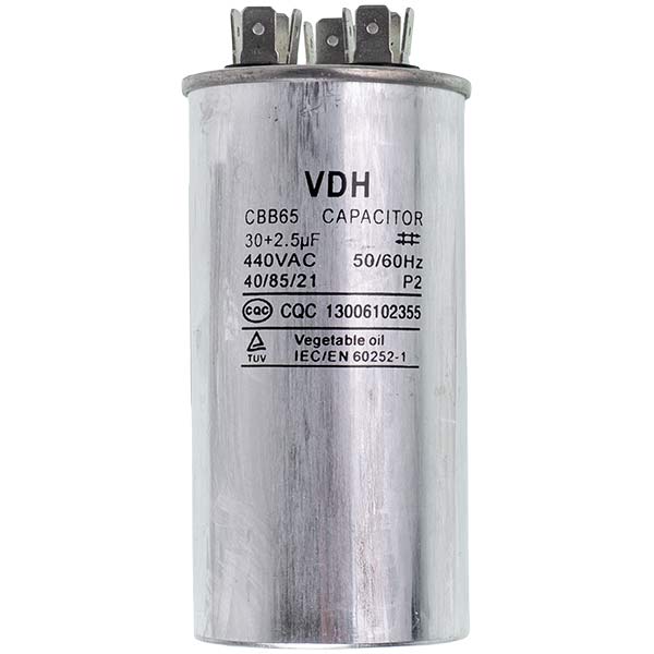 Capacitor 30+2,5uF 450V CBB65