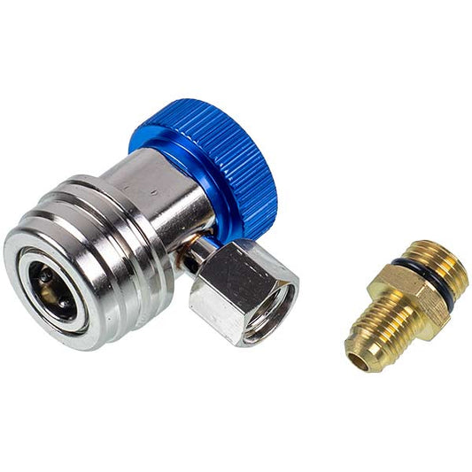 Filling coupling QC-L (low pressure) for car air conditioners quick-detachable