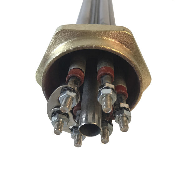 Electric Boiler Heating Elements Block 4,5kW 220V L=275mm nut 1 1/2" (48mm) SINAN