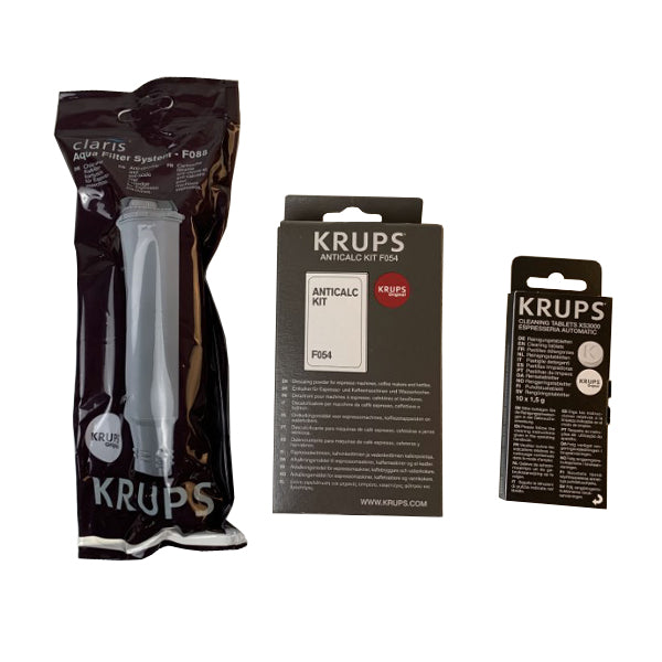 Krups XS530010 Coffee Machines Cleaning Kit F088 Claris+ XS3000+ F054