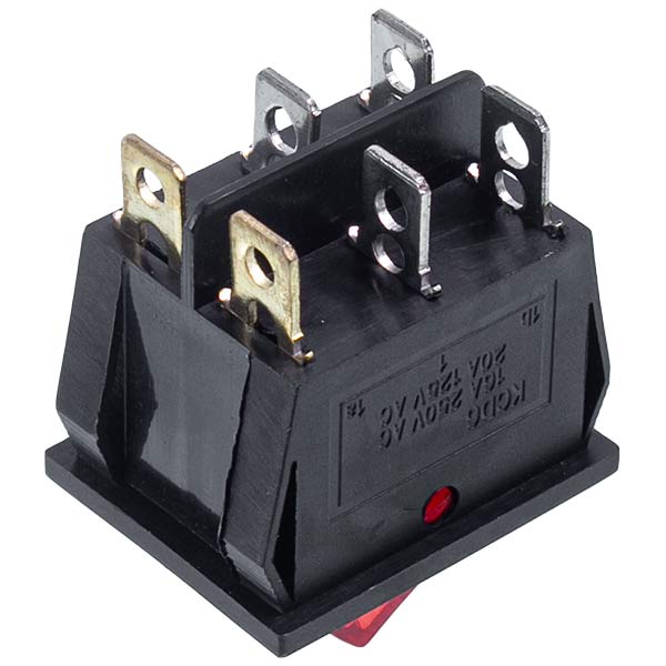 Water Heater Switch (double) Balcik KCD6 (250V, 16A), 6 contacts