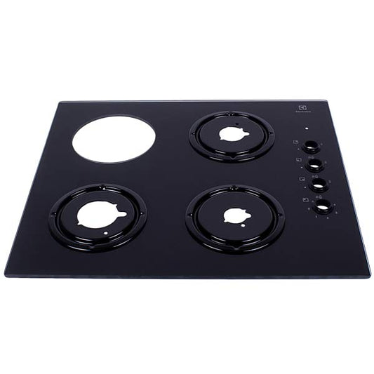 Glass for Electrolux gas cooktop 140028867038 black