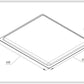 Hansa 9056606 Baking Tray for Oven 430x377x25mm