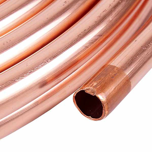 Copper pipe 5/8'' 16x0.89mm Halcor (sales in multiples of 5m).