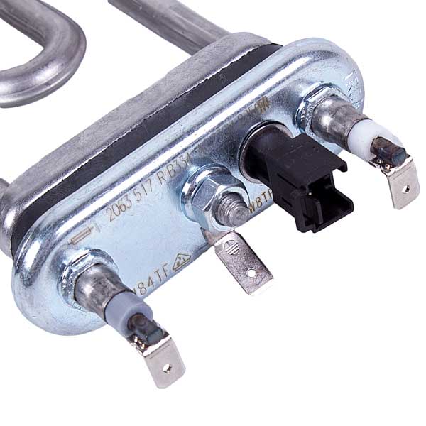 Heating Element for Washing Machine Compatible with Whirlpool 481010645279 TPD 235-SG-2050 IRCA L=235 mm 2050 W