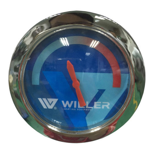 WILLER Water Heater Thermometer EV OPTIMA Series (chromium)