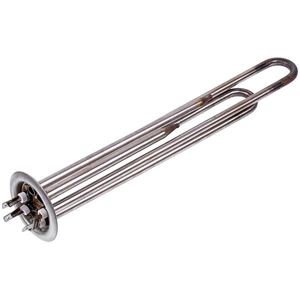 Water Heater Heating Element 34013090000 2000W (stainless steel) L=300mm flange 63mm, 2 tubes for sensor anode M4