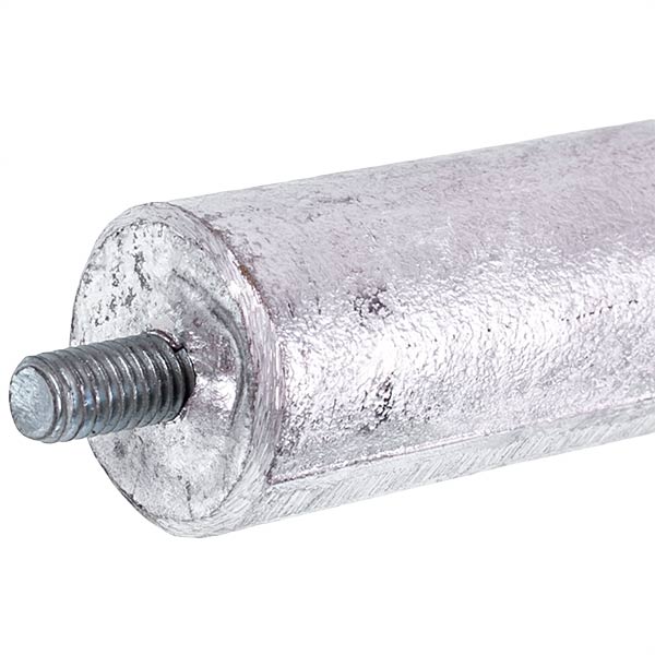 Magnesium Anode for Water Heater MG D=21mm L=210mm, thread M6x10 (Italy)