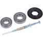 Indesit Bearing Kit 204 + 205 (6204+6205 2Z) + oil seal (30*52/65*7/10)+Hydra-2