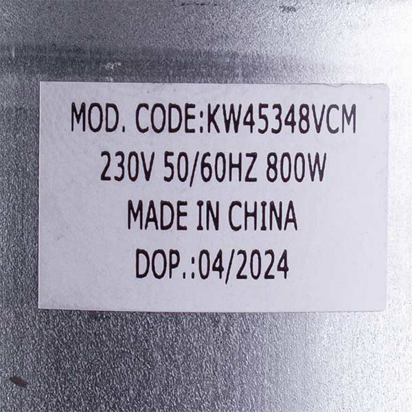 Vacuum Cleaner Motor KW45348VCM Koolwen 800W D=120/83mm H=26/105mm