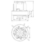 Koolwen KW45349VCM Vacuum Cleaner Motor 1600W