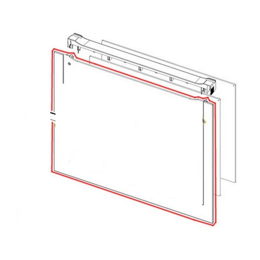 Bosch 00717503 Oven Outer Door Glass 461x594mm
