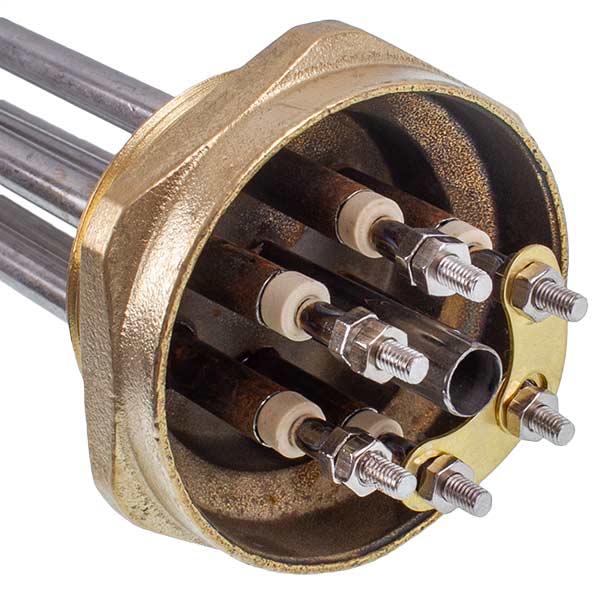 Electric Boiler Block of Heating Elements 12kW 220-380V L=325mm nut 2'' SANAL