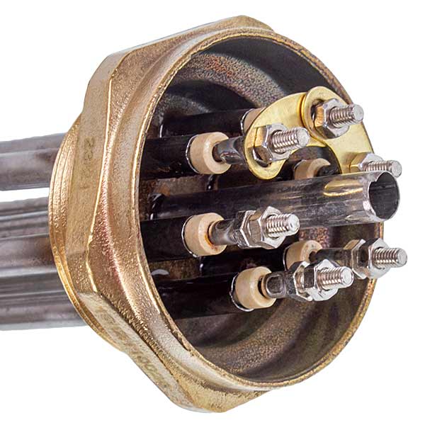 Electric Boiler Block of Heating Elements 6kW 220-380V L=305mm nut 2'' SANAL