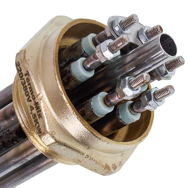 Electric Boiler Block of Heating Elements 4,5kW 220-380V L=270mm nut 1 1/2" (48mm)
