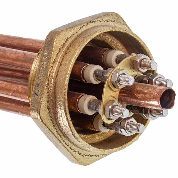 Electric Boiler Heating Elements Block 7,5kW 220V L=320mm nut 1 1/2" (48mm) SANAL