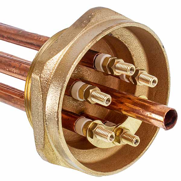 Electric Boiler Block of Heating Elements 6kW L=300mm nut 2'' SANAL