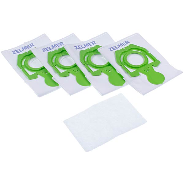 Zelmer \ Bosch ZMB01K WORWO Vacuum Cleaner Dust Bag Set (4 pcs)