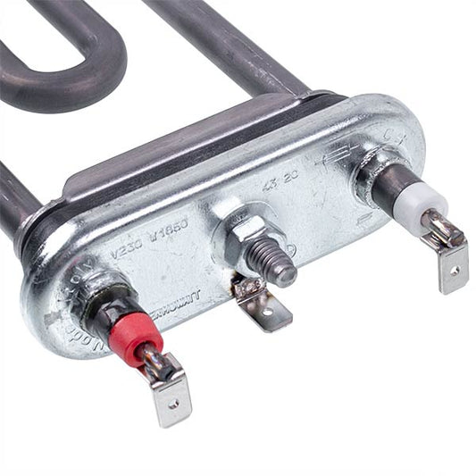Heating Element for Washing Machine Compatible with Whirlpool 481925928459 TP 240-SG-1850 Thermowatt L=240 mm 1850 W
