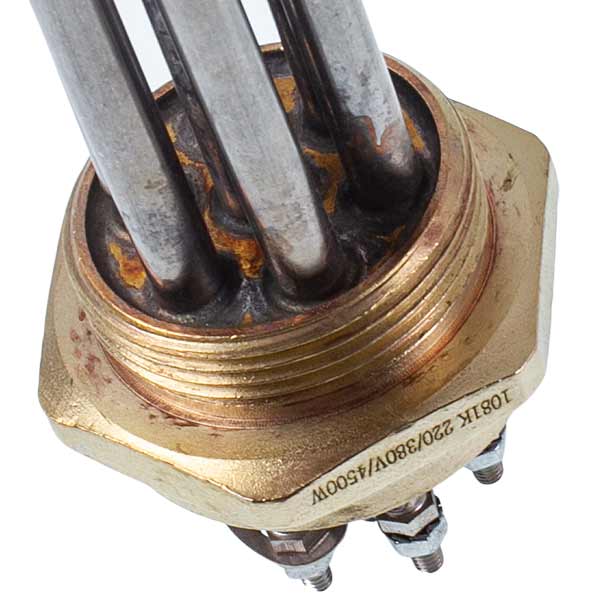 Electric Boiler Block Heating Elements 4,5kW 220-380V L=290mm nut 1 1/2" Koolwen