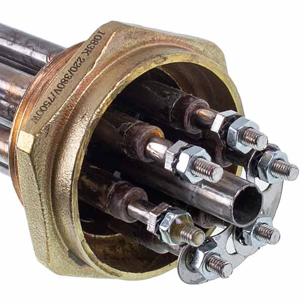 Electric Boiler Block Heating Elements 7,5kW 220-380V L=285mm nut 1 1/2" Koolwen