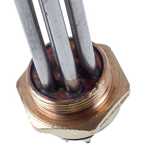 Electric Boiler Block of Heating Elements 9kW 220-380V L=335mm nut 1 1/2" Koolwen