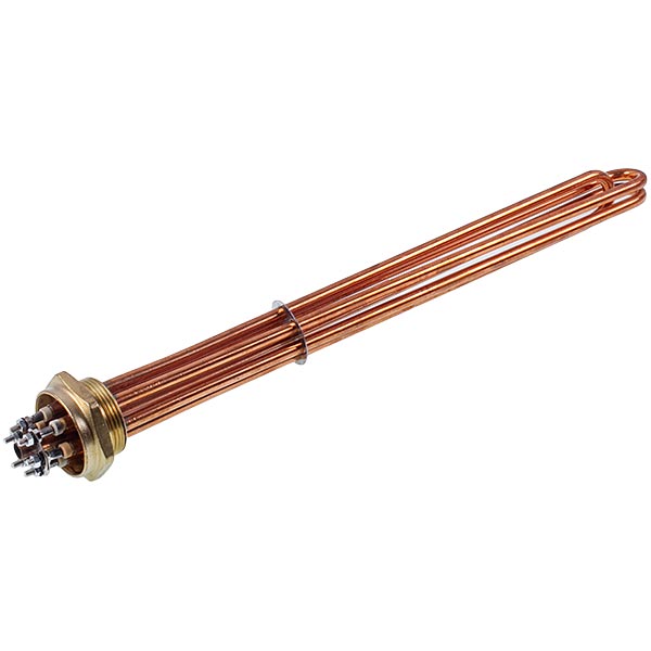 Electric Boiler Block Heating Elements 12kW 220-380V L=430mm nut 1 1/2" Koolwen