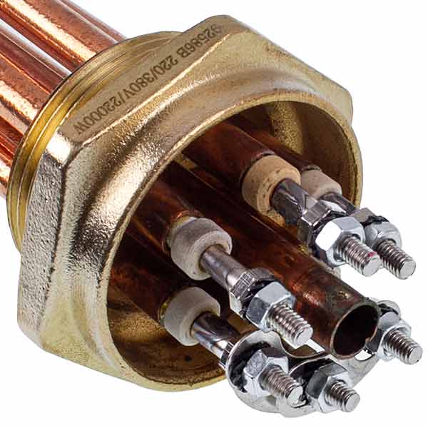 Electric Boiler Block Heating Elements 12kW 220-380V L=430mm nut 1 1/2" Koolwen