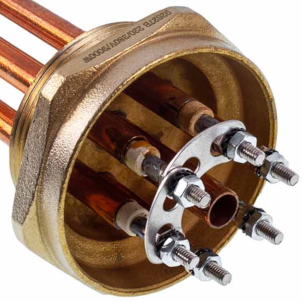 Electric Boiler Block of Heating Elements 9kW 220-380V L=330mm nut 2'' Koolwen