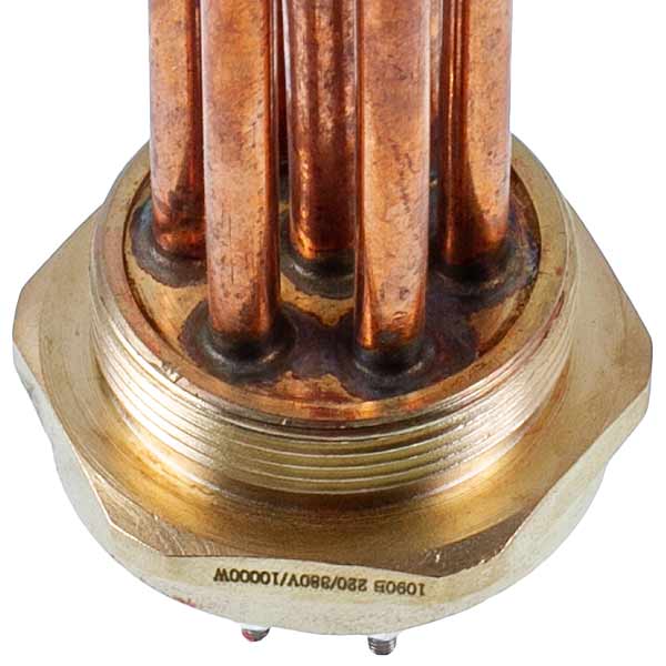 Electric Boiler Block of Heating Elements 10 kW 220-380 V L=385 mm nut 2'' Koolwen