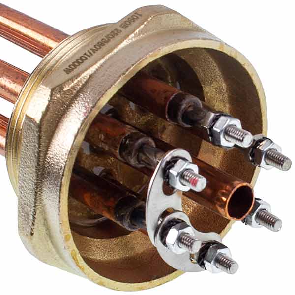 Electric Boiler Block of Heating Elements 10 kW 220-380 V L=385 mm nut 2'' Koolwen