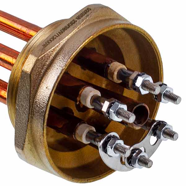 Electric Boiler Block of Heating Elements 12kW 220-380V L=430mm nut 2'' Koolwen