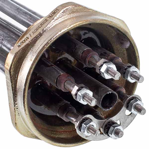 Electric Boiler Block of Heating Elements 4,5kW 220-380V L=290mm nut 2'' Koolwen