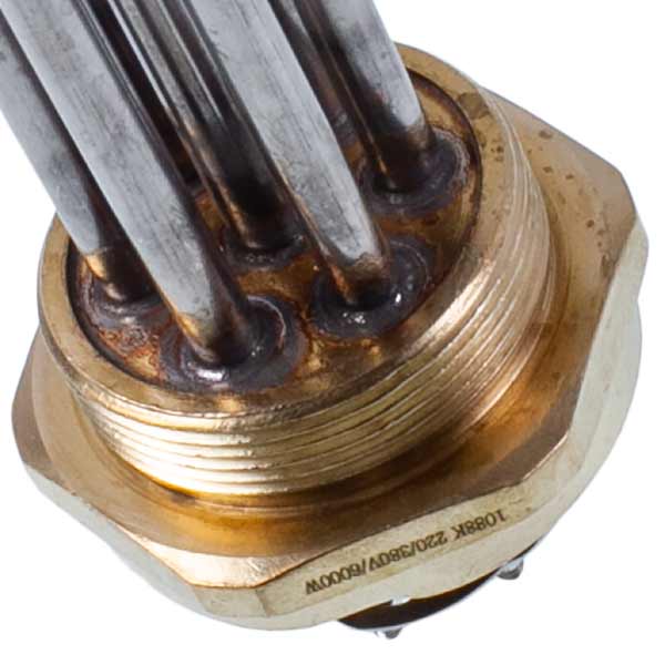 Electric Boiler Block of Heating Elements 6kW 220-380V L=330mm nut 2'' Koolwen