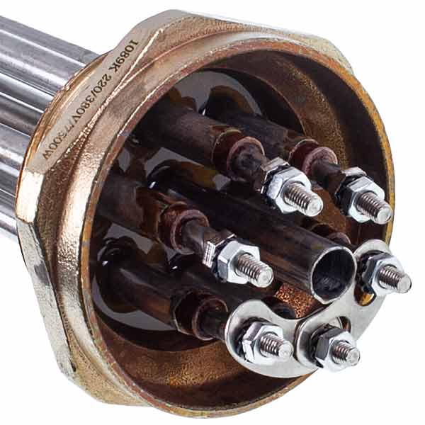 Electric Boiler Block of Heating Elements 7,5kW 220-380V L=335mm nut 2'' Koolwen