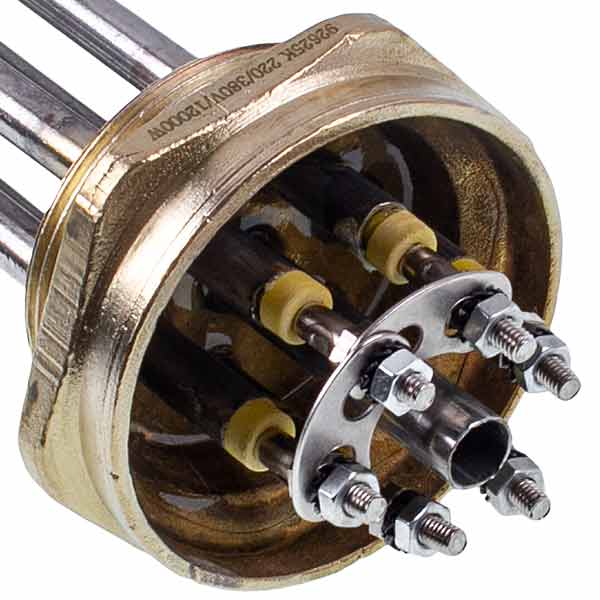 Electric Boiler Block of Heating Elements 12kW 220-380V L=440mm nut 2'' Koolwen