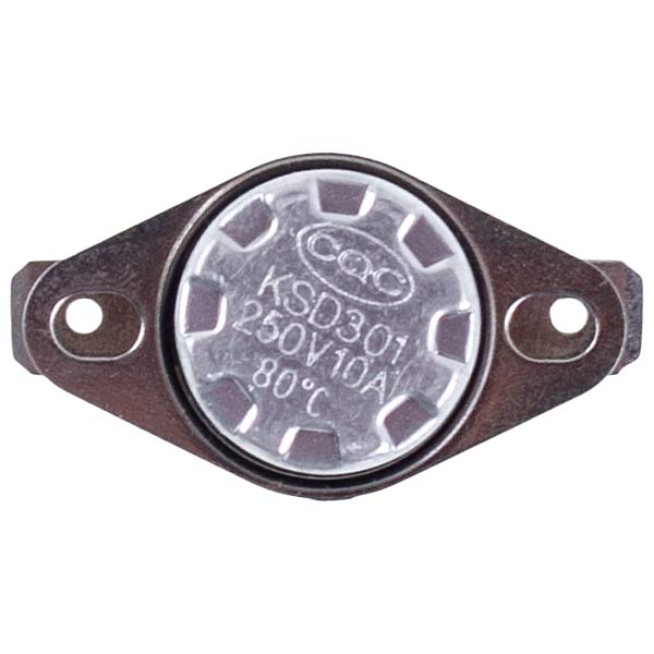 Water Heater Thermostat (universal) 80°C 10A 250V KSD301 (normally closed)