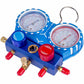 Manometric manifold 2-valve R410 (R410A R404A R22 R134A) + hoses 3pcs.x900mm