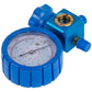 Manometric manifold 1-valve DBF-L-01LGF (R-22 R-410A R-134A R-404A) low pressure (1/4''-1/4'' SAE)
