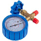 Manometric manifold 1-valve DBF-T-466LGH (R-22 R-410A R-134A R-404A) low pressure