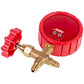 Manometric manifold 1-valve DBF-T-466HGF (R-22 R-410A R-134A R-404A) high pressure