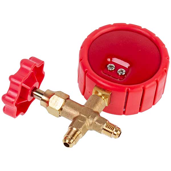 Manometric manifold 1-valve DBF-T-466HGF (R-22 R-410A R-134A R-404A) high pressure