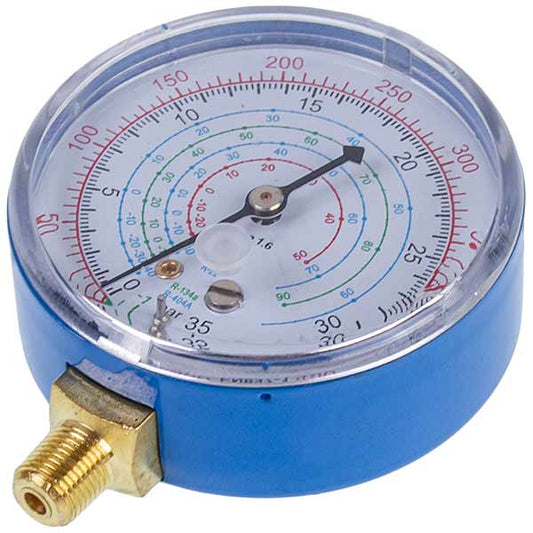 Low pressure gauge B70/500PSI (D=68mm, R410A R22 R134A R404A)