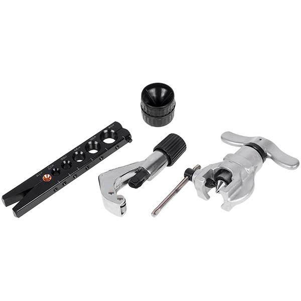 Flaring Tool Kit CT-808  + Rimmer and Pipe Cutter D pipes=1/4'' 5/16'' 3/8'' 1/2'' 5/8'' 3/4'' (6mm-19mm)