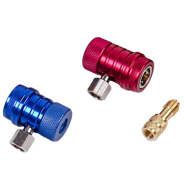 Manometric Manifold 2-valve VMG -2 R1234YF (R1234) + hoses 3pcs.x900mm + 2 couplings