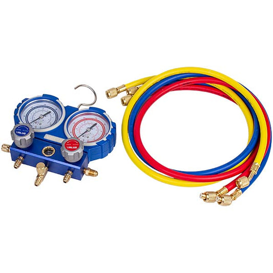 Manometric Manifold 2-valve VMG -2 R32 (R32) Value + hoses 3pcs.x900mm