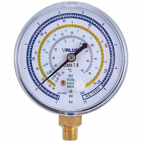 Low pressure gauge BBL VALUE (D=68mm, R22 R134 R404 R407)