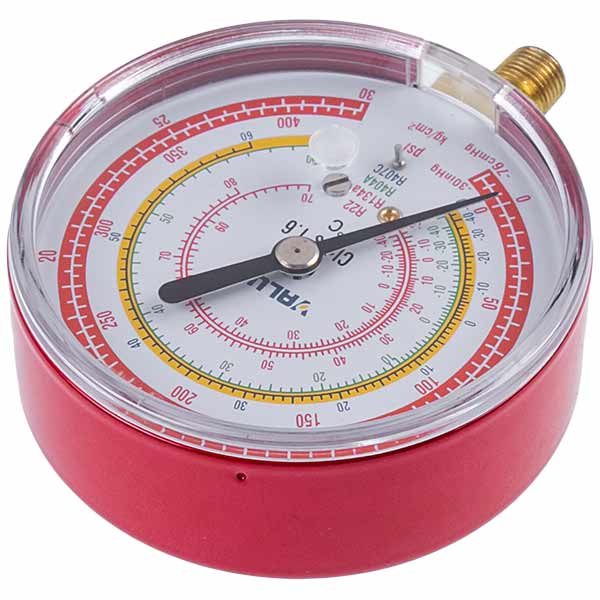 High pressure gauge CH VALUE (D=80mm, R404 R22 R407 R134)